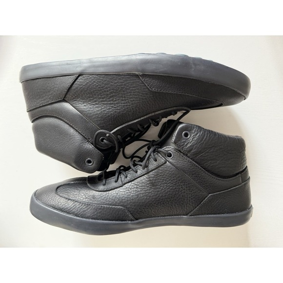 Camper Black Pursuit Men\'s US 10 10.5 EU 44 Leather Ankle Boots Sneakers Lace Up
